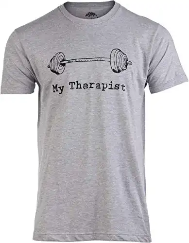 My Therapist (Barbell) | Funny Workout Working Out Weight Lifting Lifter Joke Man T-Shirt